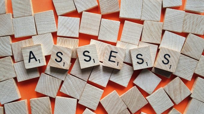 Assess Spelled Out Of Scrabble Tiles